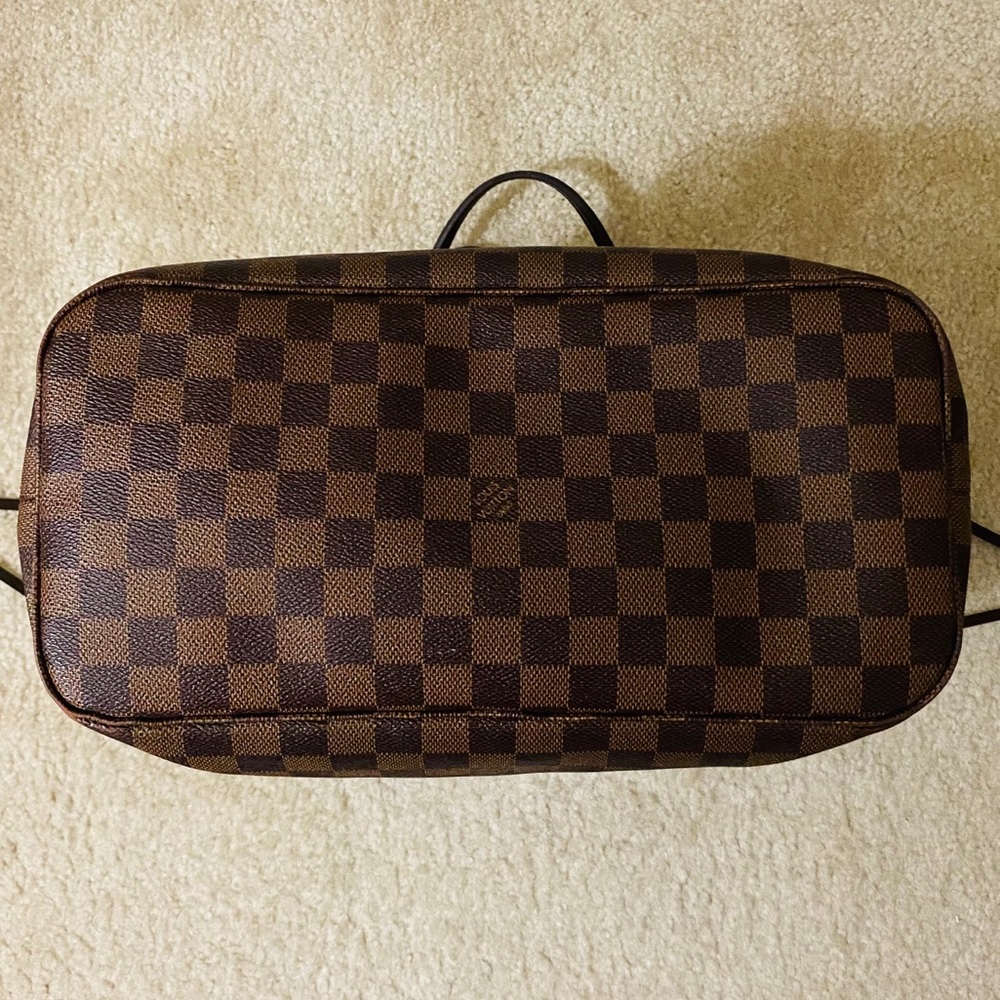 🟥 SOLD! Louis Vuitton Neverfull MM Damier Ebene - Picture 4 of 13